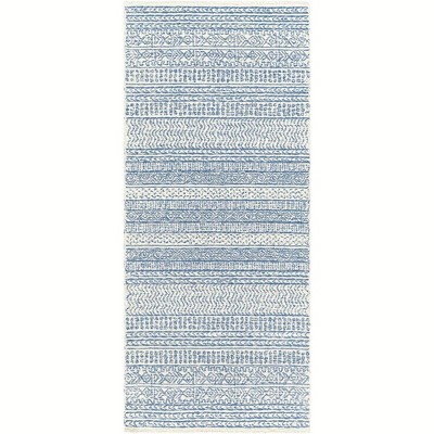 Mark & Day Melun 3'x12' Runner Tufted Indoor Area Rugs Denim