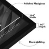 Americanflat 13x17 Picture Frame with Polished Plexiglass - Streamline Collection - Thin Border Picture Frame for Wall Display - Black - 3 of 4