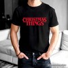 Eerie Christmas Things Vintage T-Shirt, Handcrafted Retro Horror Gift | OrnamentallyYou - 4 of 4