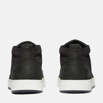 Timberland Men's Davis Square Sneaker, Black Nubuck, 10.5 — фото 4