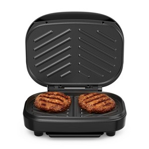 KitchenSmith 2 Burger Indoor Grill Black - 1 of 4