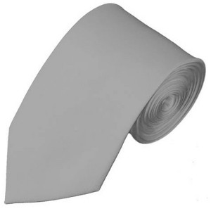 Men's Solid Color Slim 2.75 Inch Wide And 58 Inch Long Neckties - 1 of 4