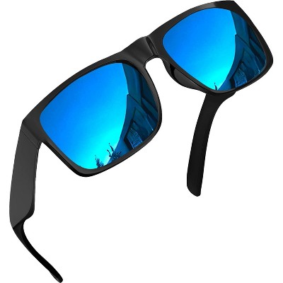 grinderPUNCH XL Polarized Oversized Sunglasses  Lightweight Men's Big Wide Head UV Protection for Sports, Driving, Fishing  Large Face Fit (Matte)