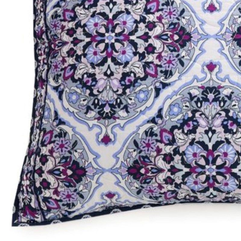 King Regal Rosette Pillow Sham Purple - Vera Bradley, 4 of 5