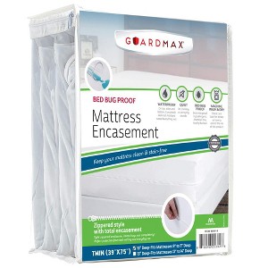 Guardmax Waterproof Mattress Protector Encasement with Zipper - 1 of 4