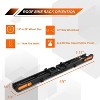 TOOENJOY Roof Mount Bicycle Car Rack, Upright Bike Rooftop Mount Rack with Dual Load Arm & Safe Ratchet Lock,Only for Movable Crossbar - 3 of 4