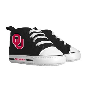 BabyFanatic Pre-Walkers High-Top Unisex Baby Shoes -  NCAA Oklahoma Sooners - 1 of 4