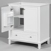 30" Bathroom Vanity Cabinet Base Only, Freestanding Storage Cabinet with 2 Doors, 1 Drawer, Adjustable Shelf, Sink Not Included - 2 of 4