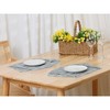 Unique Bargains Table Heat Resistant Water Proof Woven Placemats 18 x 12 Inches 6 Pcs - 2 of 4