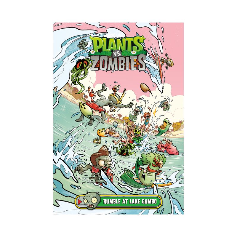 Plants vs. Zombies Volume 10: Rumble at Lake Gumbo - by  Paul Tobin (Hardcover), 1 of 2