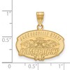 Black Bow Jewelry 14k Yellow Gold Jacksonville State Gamecocks NCAA Medium Pendant - 2 of 3