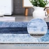 Machine Washable Area Rug Modern Geometric Area Rugs Living Room Non-Slip Low Pile Accent Rug for Dining Room Home Office - 4 of 4