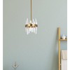 Elegant Lighting Serena 6 - Light Pendant in  Satin Gold - 3 of 4