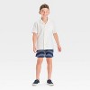 Boys' 4th of July Pull-On Striped Resort Terry Shorts - Cat & Jack™ Navy Blue/White - 3 of 3