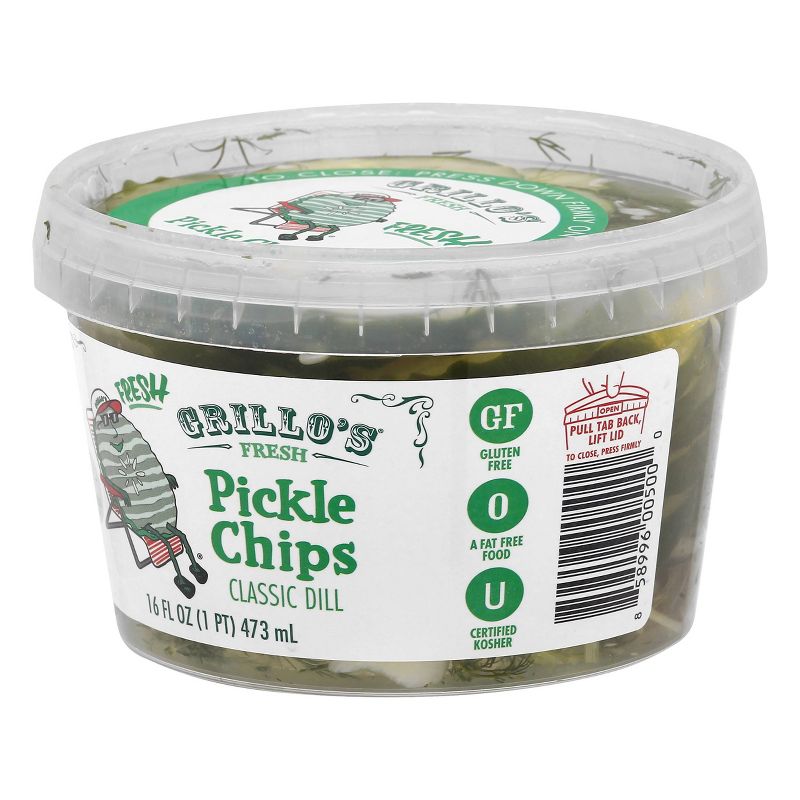 Grillo's Pickles Italian Dill Chips - 16oz, 5 of 9
