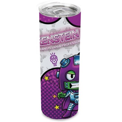 SMASHCRAFT 20 ounce Stainless Steel Double Walled Insulated Travel Tumbler Coffee Mug Cup, Frankenstein Chibi