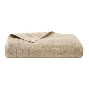 Cariloha Bath Sheet | Stone | 40"x72" | Turkish Cotton & Viscose Material Blend | Extra Smooth, Odor Resistant and Highly Absorbent - 1 of 4