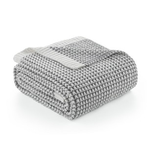 Amelie Home Reversible Chenille Knit Throw Blanket – Soft, Lightweight & Cozy - 1 of 4