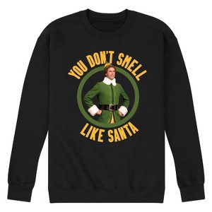 Men's - ELF - Beary Merry Christmas Graphic Fleece Sweatshirt - 1 of 4