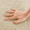 MAYEERTY 1pcs 100% Bath Rug Cotton Tufted Reversible, Super Absorbent & Machine Washable Bathroom Mat Perfect for Shower and Tub Use Beige - 2 of 4