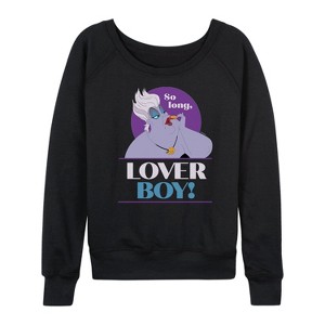 Women's - Disney Princess - Ursula So Long Lover Boy Lightweight French Terry Slouchy - 1 of 4