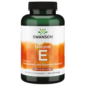 Swanson Natural Vitamin E 1,000 Iu 100 Sgels. - 1 of 2