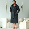 ADR Mens French Terry Sweatshirt Hooded Robe, Long Hoodie - 2 of 4