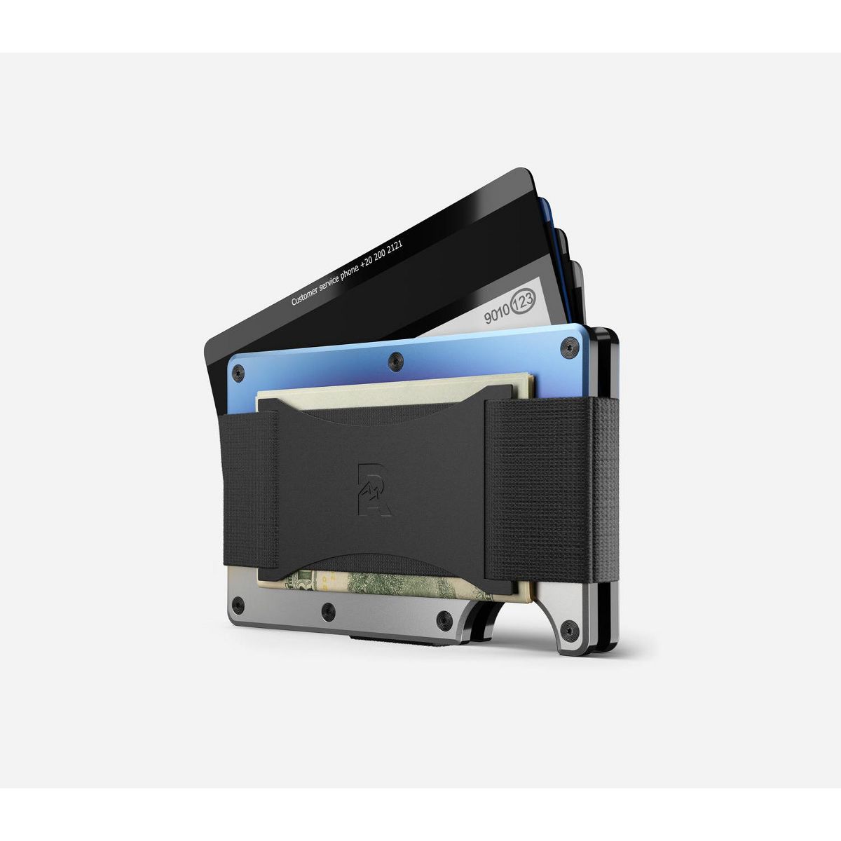 Ridge Wallet - Burnt Titanium - Cash Strap - thumbnail 3