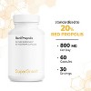 SuperSmart Red Propolis 800mg per Day - Natural Red Propolis Brazil Supplement | Non-GMO & Gluten Free - 60 Vegetarian Capsules - 4 of 4