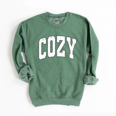 Simply Sage Market Women's Graphic Sweatshirt Cozy Worn Varsity
