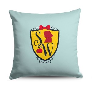 Disney Snow White Logo Printed Throw Pillow 18 x 18 inches - 1 of 4