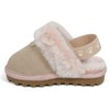 BEARPAW Rebecca Toddler Suede Slippers with Sheepskin - 4 of 4
