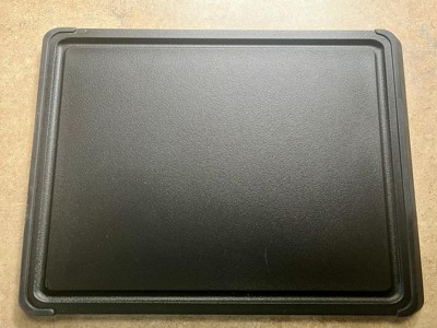 2 Pack Black Plastic Cutting Boards for Food Prep & Kitchen Accessories, 7.75 x 11.6 in.