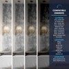 Luxrite Vintage A19 LED Light Bulbs 100 Watt Equivalent, 1600 Lumens, 4000K Cool White, Dimmable, 12W, Damp Rated, UL Listed, E26 Medium Base 6 Pack - 4 of 4