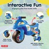 DOLU My First Moto Balance Ride-On, Foot-Powered Balancing Toddler Toy, Blue - 3 of 4