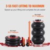 VEVOR Air Jack, 3 Ton/6600 lbs Triple Bag Air Jack, Airbag Jack with Six Steel Pipes, Lift up to 17.7 inch/450 mm, 3-5 s Fast Lifting Pneumatic Jack - 4 of 4