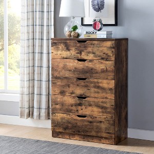NicBex 5 Drawers Dresser Modern Chests of Drawers Closet Organizers and Storage with Metal Drawer Glides for Bedroom, Living Room - 1 of 4