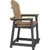 BI&SEA High Adirondack Chair, Outdoor Terrace Bar High Chair, Heavy duty High Adirondack Chair, Deck Weather Resistant HDPE Chair - 3 of 4