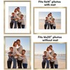 Americanflat 16x20 Picture Frame with Polished Plexiglass - Set of 2 - Use as 11x14 Frame with Mat or 16x20 Frame Without Mat - Gold - 4 of 4