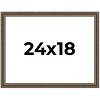 PosterPalooza | Sculpted Silver Picture Frame - UV Acrylic, Backing Board, Hanging Hardware Included - 2 of 4