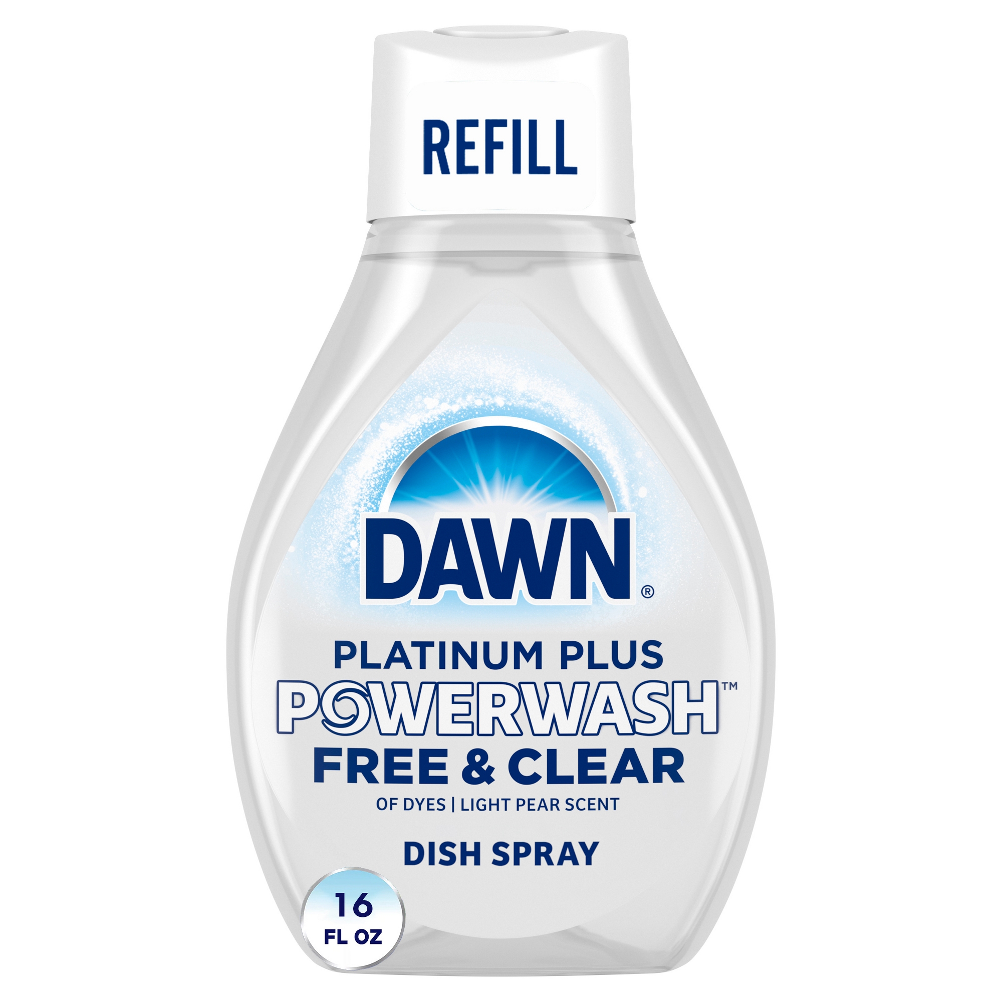 Dawn Platinum Powerwash Spray Refill - Free & Clear
