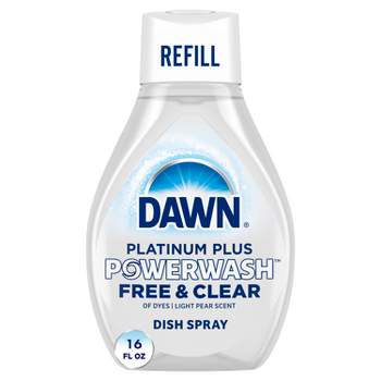 Dawn Platinum Powerwash Spray Free & Clear Refill - 16 fl oz