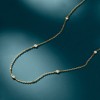 Ross-Simons 0.33 ct. t.w. Lab-Grown Diamond Station Necklace in 18kt Gold Over Sterling - 4 of 4
