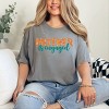 Mother Is Engaged Puff/Glitter - Womens Garment Dyed Tee - 2 of 4