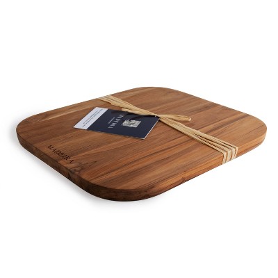 Architec Madeira Teak Edge-Grain Utility Cutting Board 13.5"x11.5"x .75"