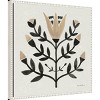 Amanti Art 22"x22" Garden Folk Flowers II by Farida Zaman Framed Canvas Wall Art Print: Modern Lithograph, Polystyrene Frame - 2 of 4