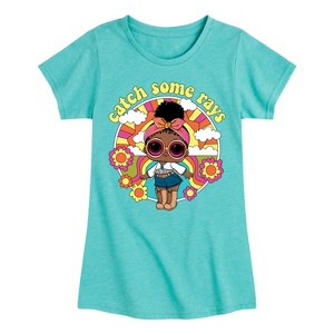 Girls' - LOL Surprise! - Catch Some Rays Fitted Short Sleeve Graphic T-Shirt - 1 of 4