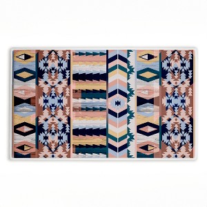 Stupell Industries Subtle Boho Geometrics Printed Plush Bathroom Floor Mat, design by Jennifer Ellory - 1 of 4