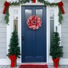 Northlight Peppermint and Berries Christmas Wreath - 20" - Unlit - 4 of 4