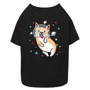 Lost Gods Astronaut Corgi Dog T-Shirt - 1 of 4